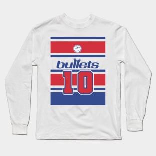 MANUTE BOL Jersey (Front/Back Print) Long Sleeve T-Shirt